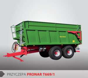 Haagis PRONAR T669/1 Kolme külge kallutatav