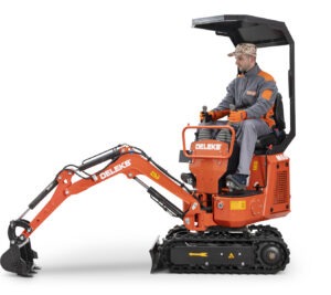 Deleks M60 miniekskavaator 0,65 tonni